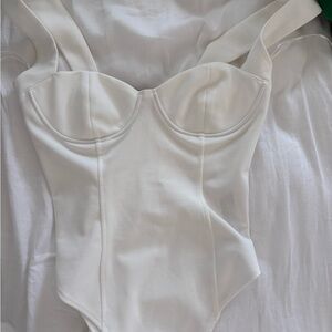 Zara White Bodysuit